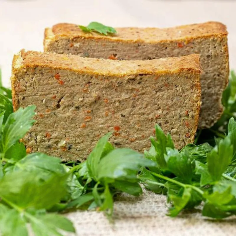 Pasztet domowy z indyka z lubczykiem 450 g