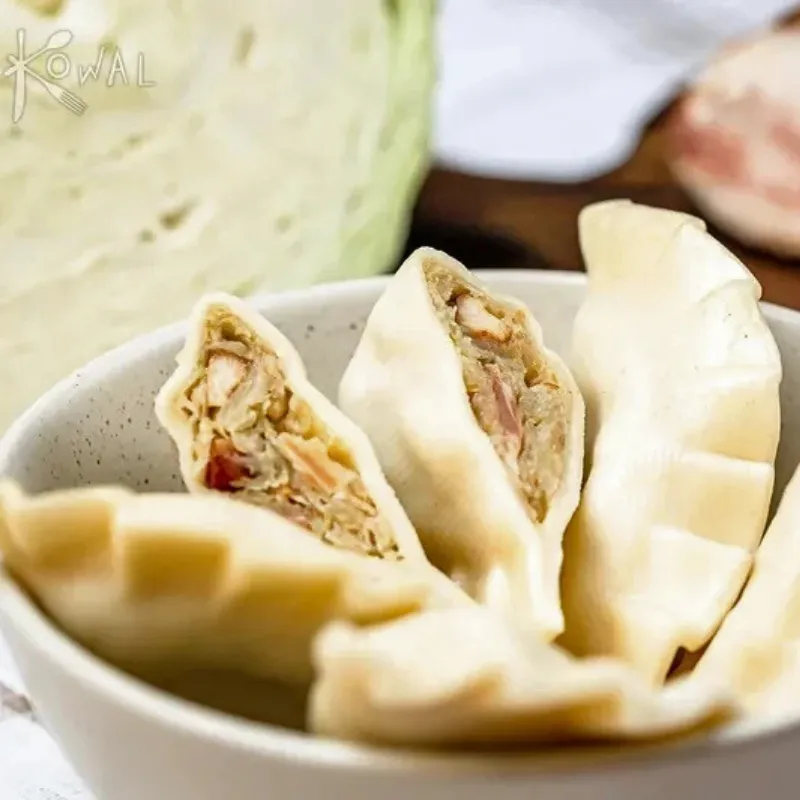 Pierogi z kapustą słodką i boczkiem 500 g