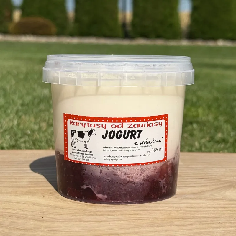 Jogurt owocowy wiśnia 365 ml