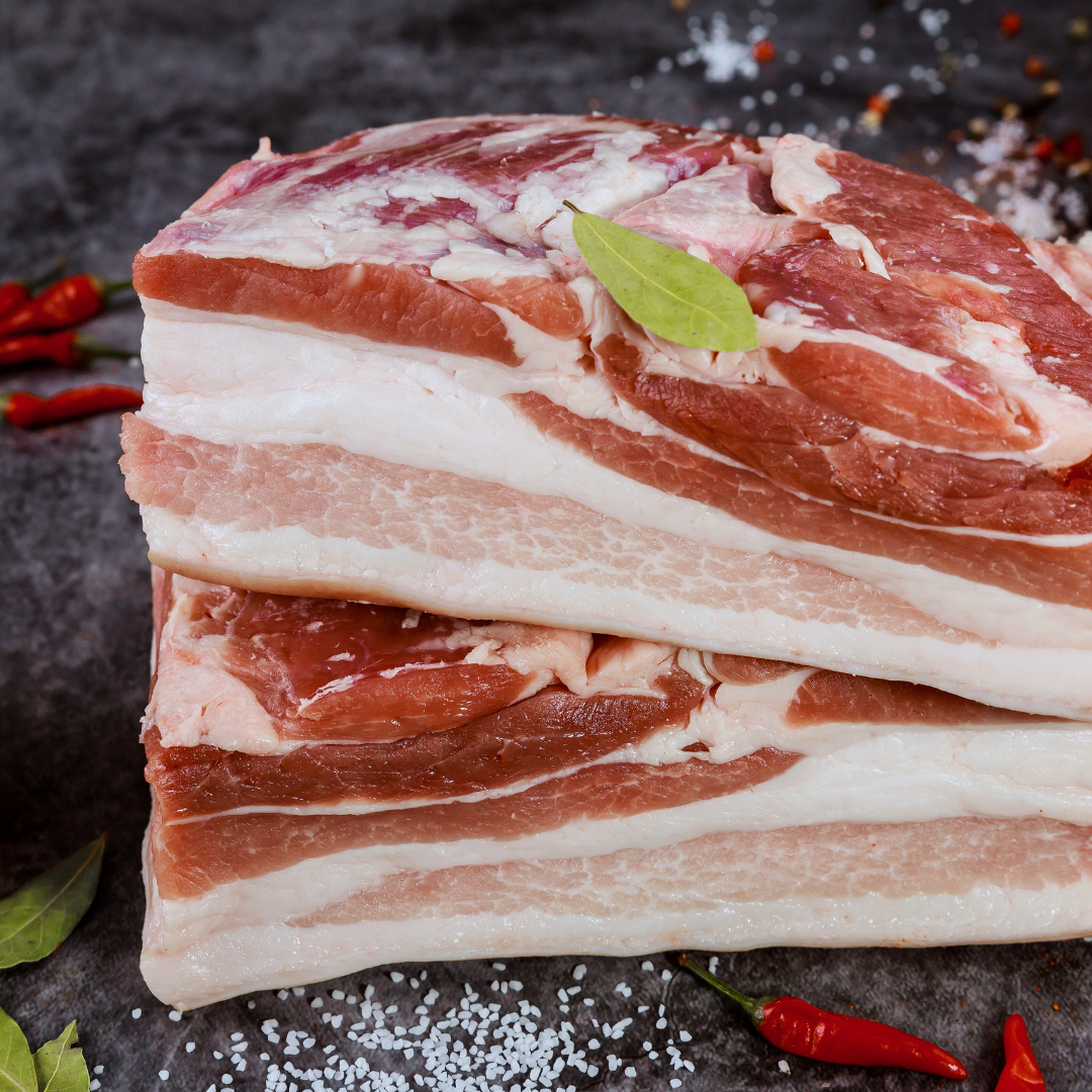 Boczek wieprzowy bez kości ze skórą 500 g