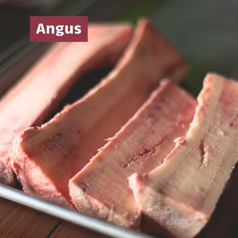 Kości szpikowe łódki 10 cm (wołowina rasy ANGUS) 1 kg
