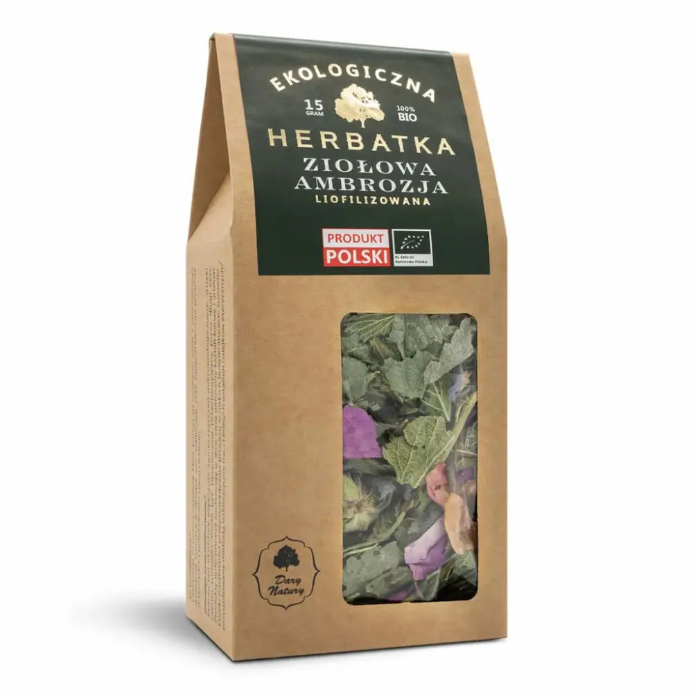Herbatka liofilizowana Ziołowa Ambrozja BIO 15 g