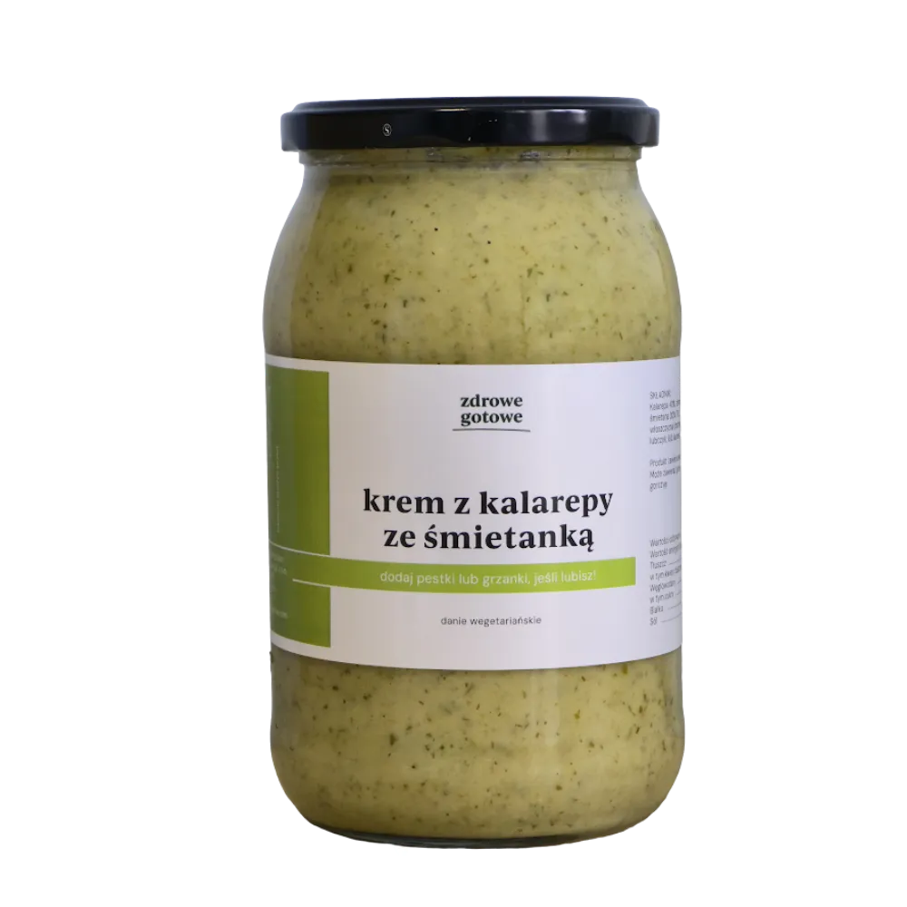Krem z kalarepy ze śmietanką 900 ml