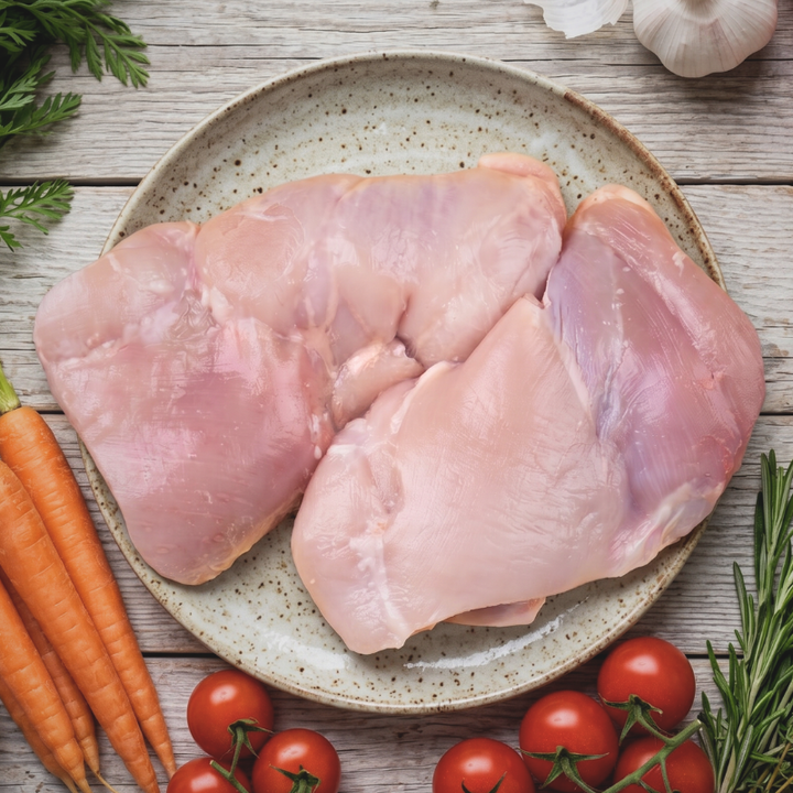 Noga trybowana bez skóry z kurczaka nadbiebrzańskiego ok. 600 g