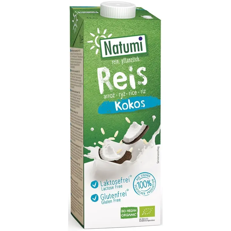 Napój ryżowo-kokosowy bez cukru bezglutenowy EKO 1000 ml