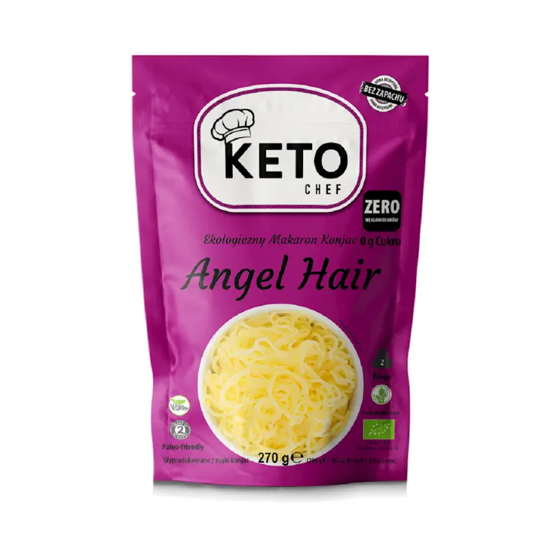 Makaron konjac bezglutenowy Angel Hair EKO 270 g