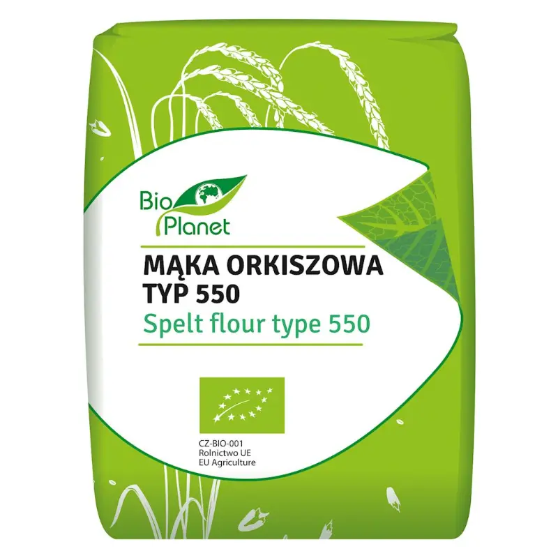 Mąka orkiszowa jasna typ 550 EKO 1000 g