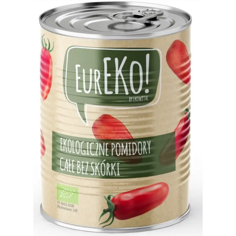 Pomidory całe bez skórki BIO 400 g