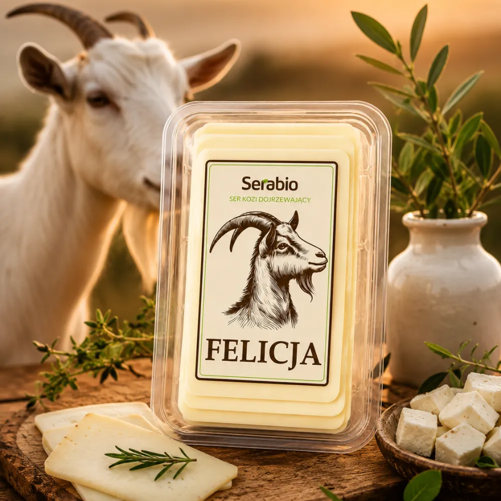Ser kozi Felicja w plastrach 125 g